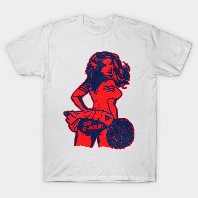 G-Men Cheerleader T-Shirt by darklordpug